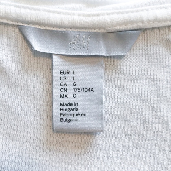 H&M | Women's White T-Shirt - Picture 4 of 4